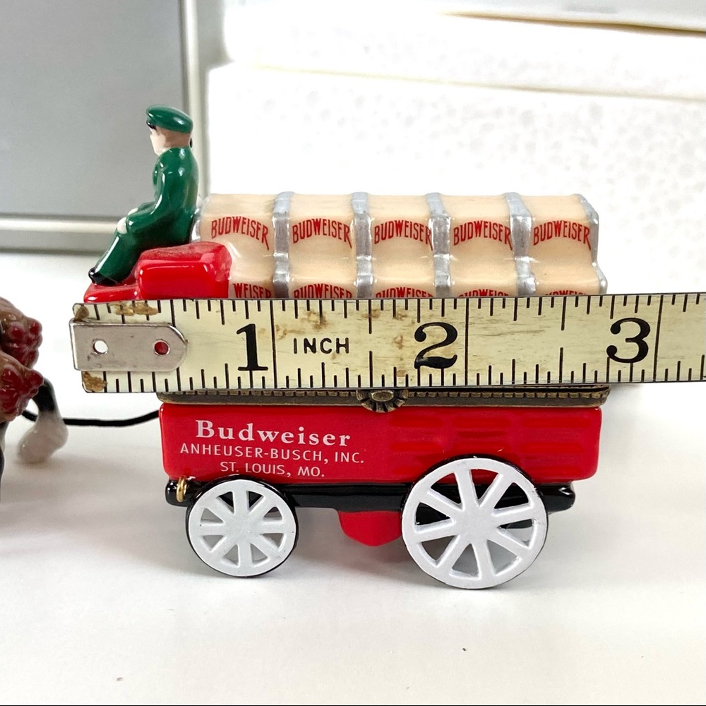 ✨VERY RARE ✨Vintage Retired Retrospect Collectible Budweiser Clydesdales Wagon - Picture 14 of 16